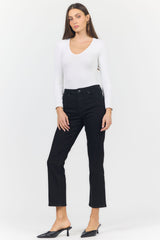 Anika Straight Leg Jean Black Arrow view 4