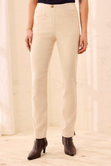 Pull-On Ankle Pants in Moonstone - view 3