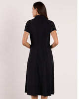 Nan Dress in Black by Jude Connally — back view