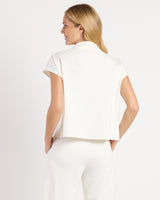 Tillie Ponte Top in Cream by Jude Connally