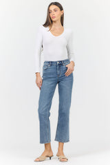 Anika Straight Leg Jean Hazlett view 4
