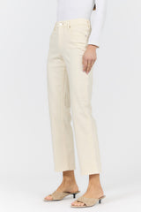 Anika Straight Leg Jean Wheat view 2