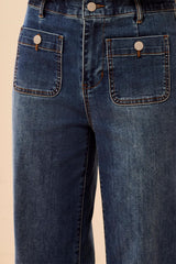 Sophia Curvy Straight-Leg Jeans in Dusk - view 3