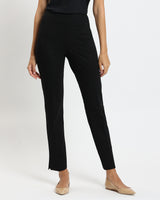 Lucia Ponte Pant in Black by Jude Connally — front view