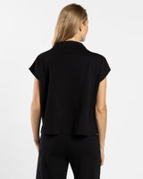 Tillie Ponte Top in Black by Jude Connally