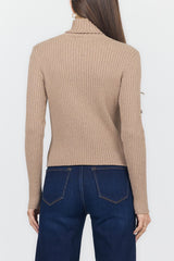 Dear John Denim Arlen Cashmere Turtleneck Sweater in Bear Hug