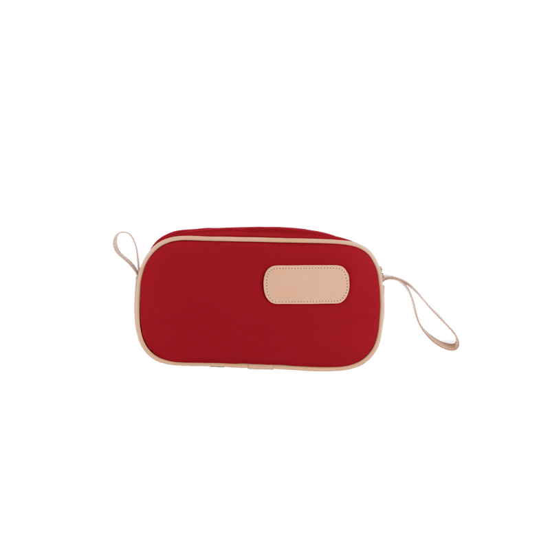 Jon Hart Design - Travel - Shave Kit - Red Coated Canvas