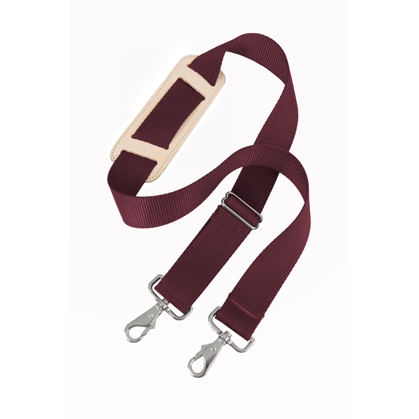 Jon Hart Design - Travel - Shoulder Strap - Burgundy Webbing