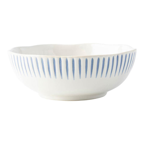 Juliska - Dinnerware - Sitio Stripe Coupe Bowl Indigo