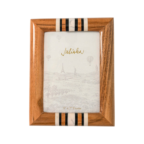Juliska - Frames - Stonewood Stripe Frame - 5 In x 7