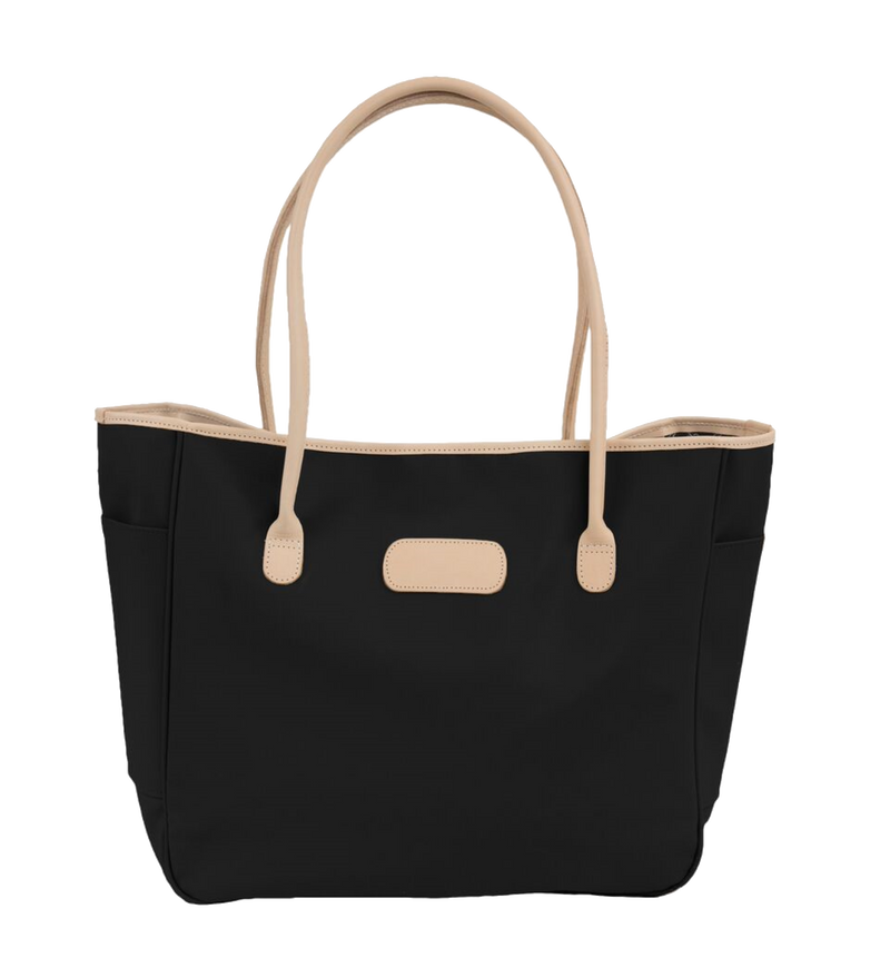 Jon Hart Design - Totes and Crossbodies - Tyler Tote - Black Coated Canvas