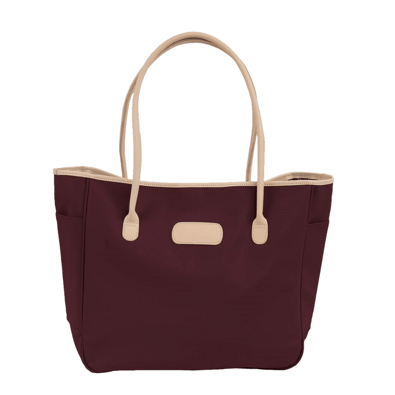 Jon Hart Design - Totes and Crossbodies - Tyler Tote - Burgundy Coated Canvas