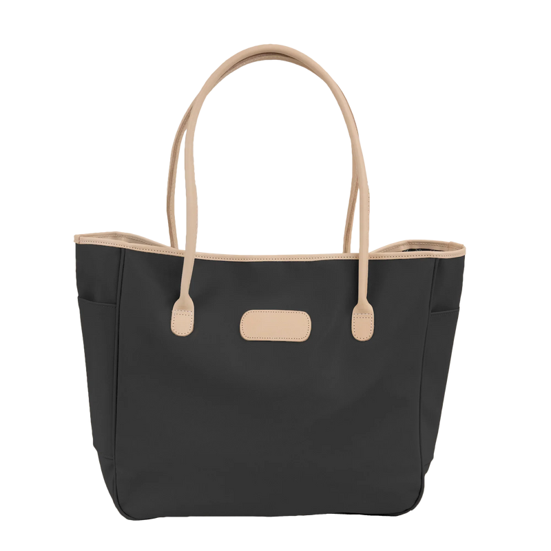 Jon Hart Design - Totes and Crossbodies - Tyler Tote - Charcoal Coated Canvas