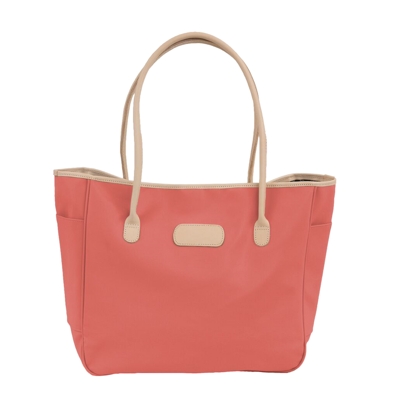 Jon Hart Design - Totes and Crossbodies - Tyler Tote - Coral Coated Canvas