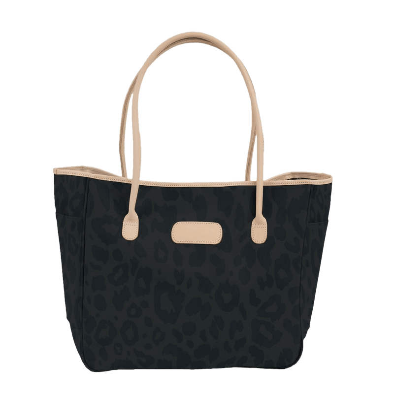 Jon Hart Design - Totes and Crossbodies - Tyler Tote - Dark Leopard Coated Canvas