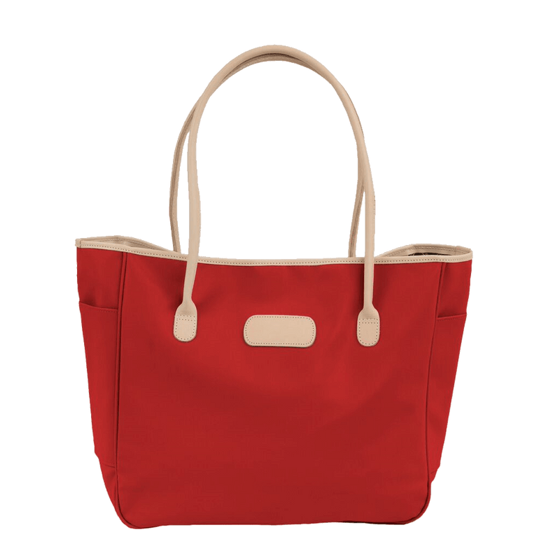 Jon Hart Design - Totes and Crossbodies - Tyler Tote - Red Coated Canvas