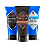 Jack Black The Clean Team: All-Over Wash, Black Reserve Body and Hair Cleanser and Turbo Wash