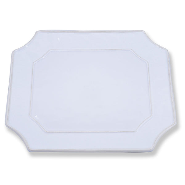 Beatriz Ball - Platters - Vida Charleston White Rectangular