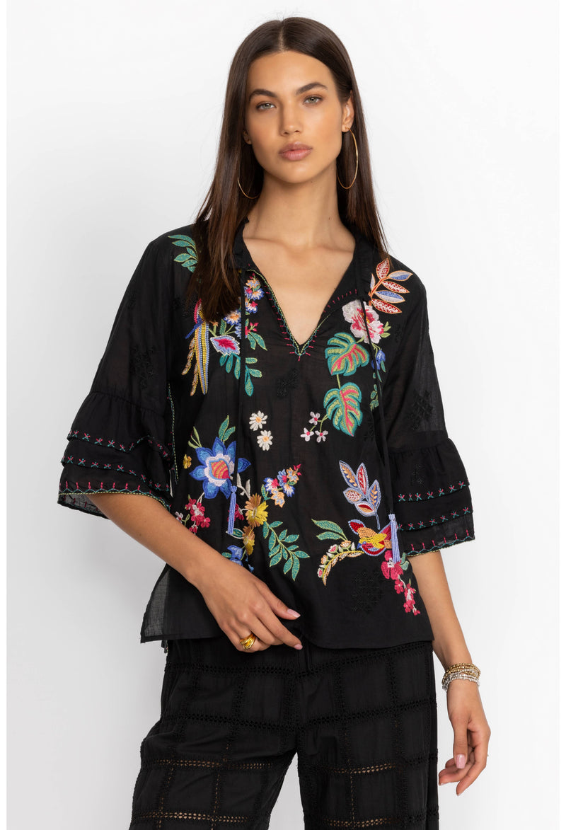 Johnny was - Ruffle Sleeve Blouse