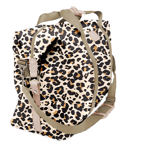 Jon Hart Design - Travel Weekender Leopard Coated Canvas