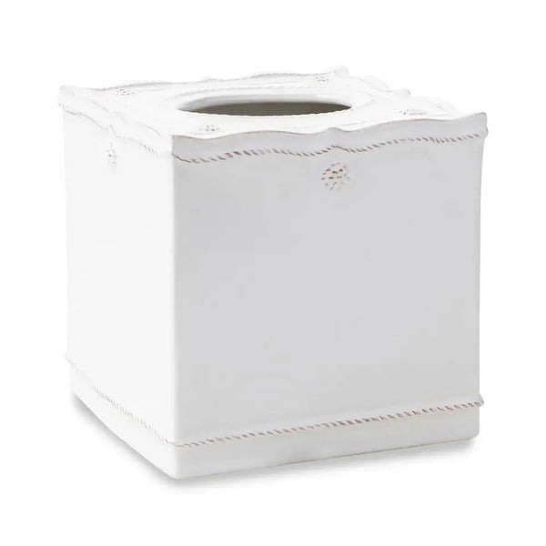 Juliska - Bathroom Accessories - Whitewash Tissue Box Cover