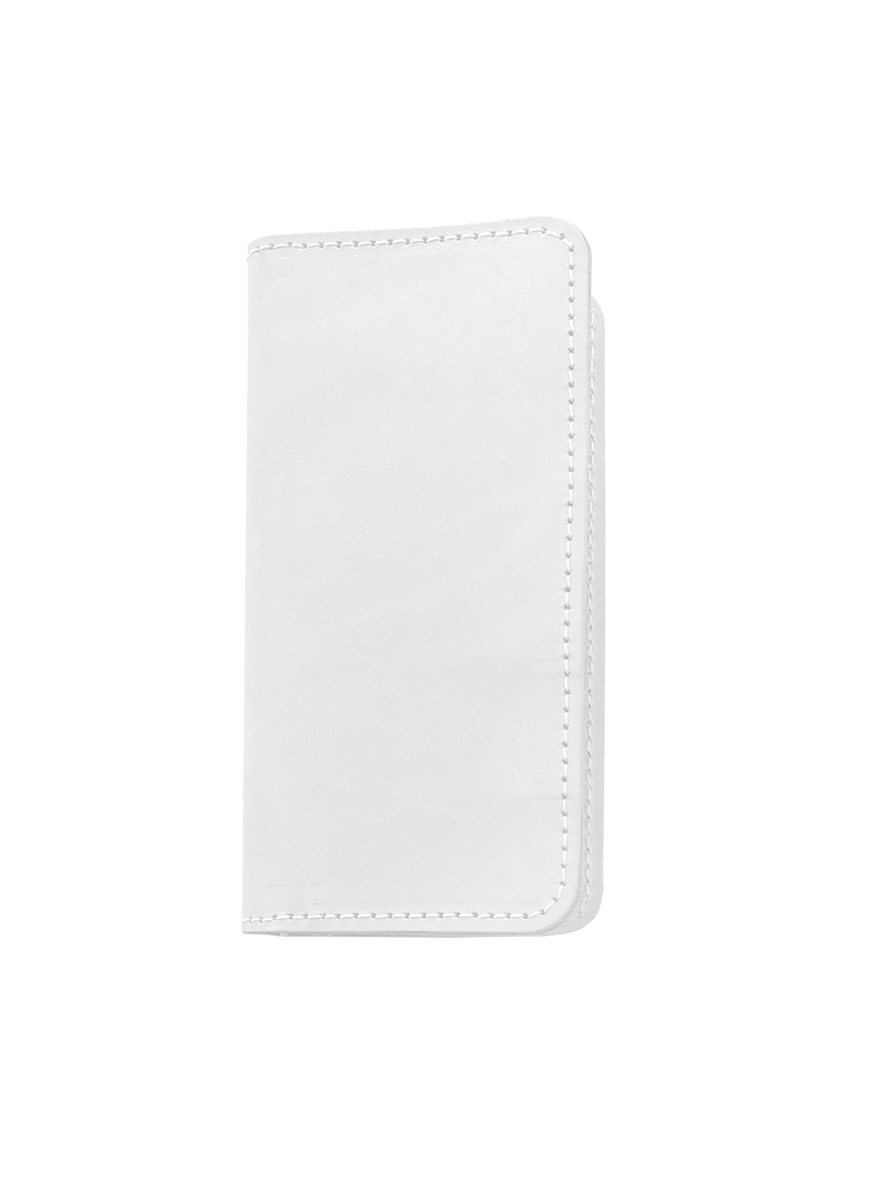 Jon Hart Design - Office Wood Wallet White Leather