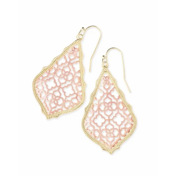 Kendra Scott - Addie Gold Drop Earrings - Rose