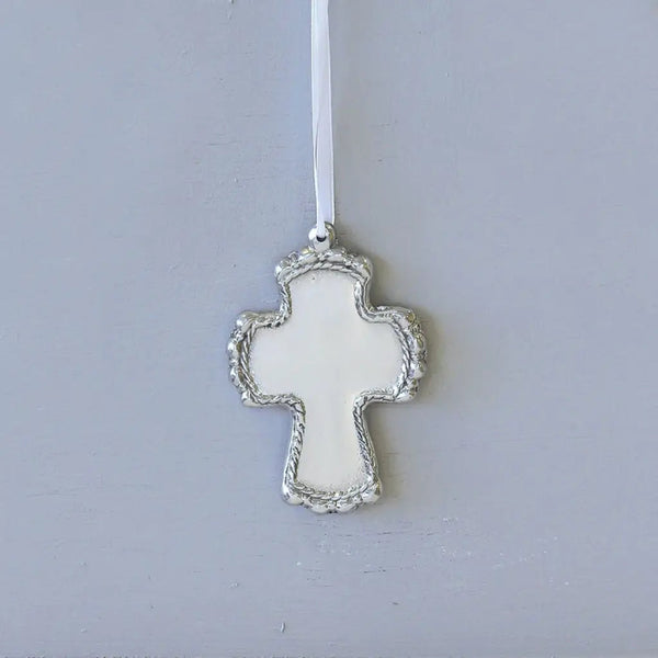 Beatriz Ball - Ornaments - Baby Cord Cross Ornament