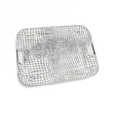 Beatriz Ball - Trays - Croc Rectangular Tray with Handles