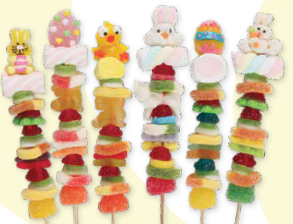 Coblentz Chocolate Company - Easter Gummy Candy Kabobs