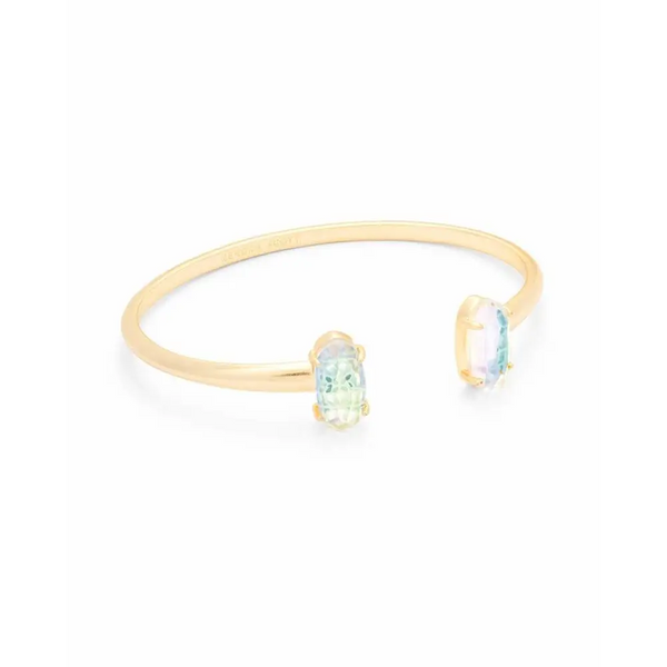 Kendra Scott - Edie Gold Cuff Bracelet - Dichroic Glass