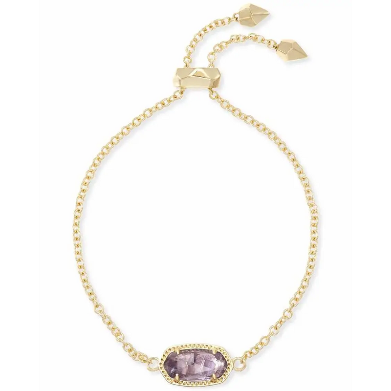 Kendra Scott - Elaina Adjustable Chain Bracelet - Amethyst