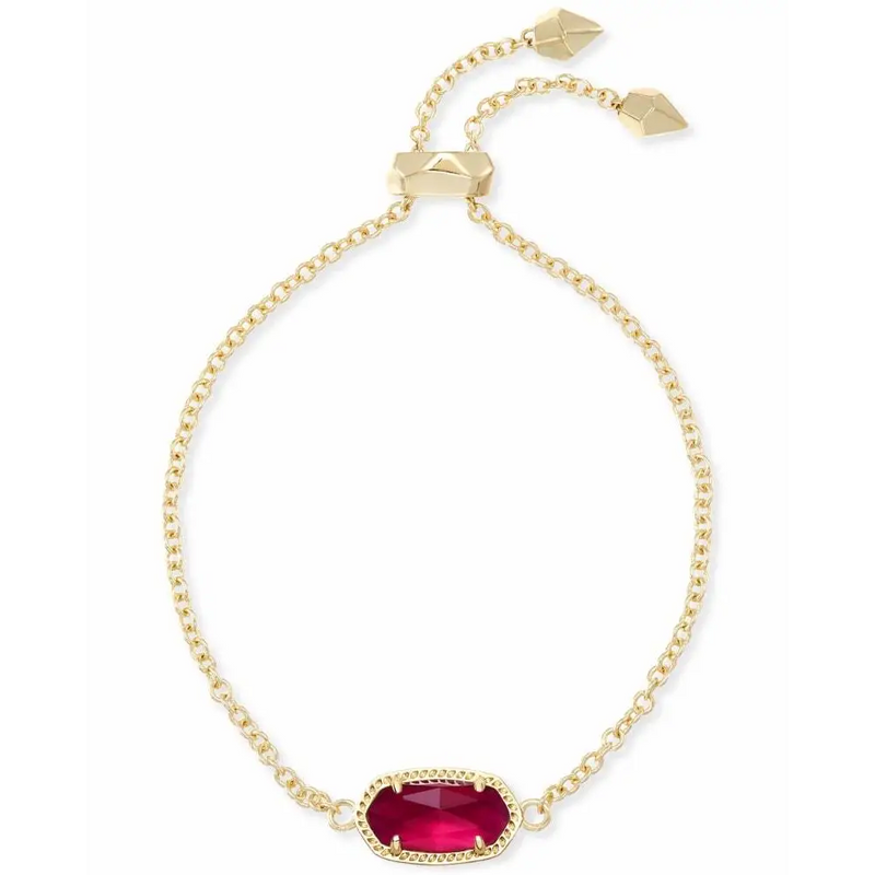 Kendra Scott - Elaina Adjustable Chain Bracelet - Berry