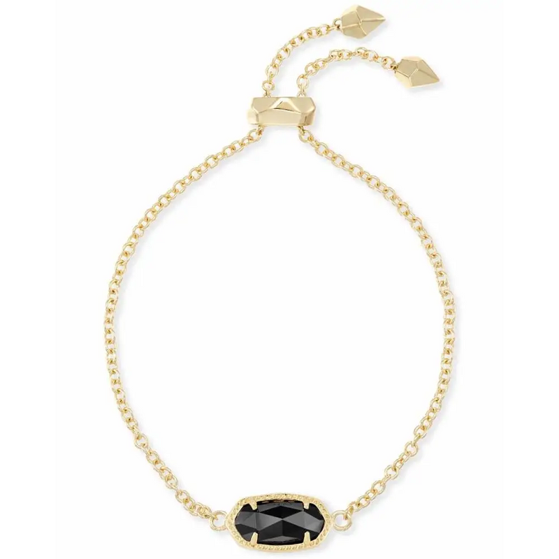 Kendra Scott - Elaina Adjustable Chain Bracelet - Black