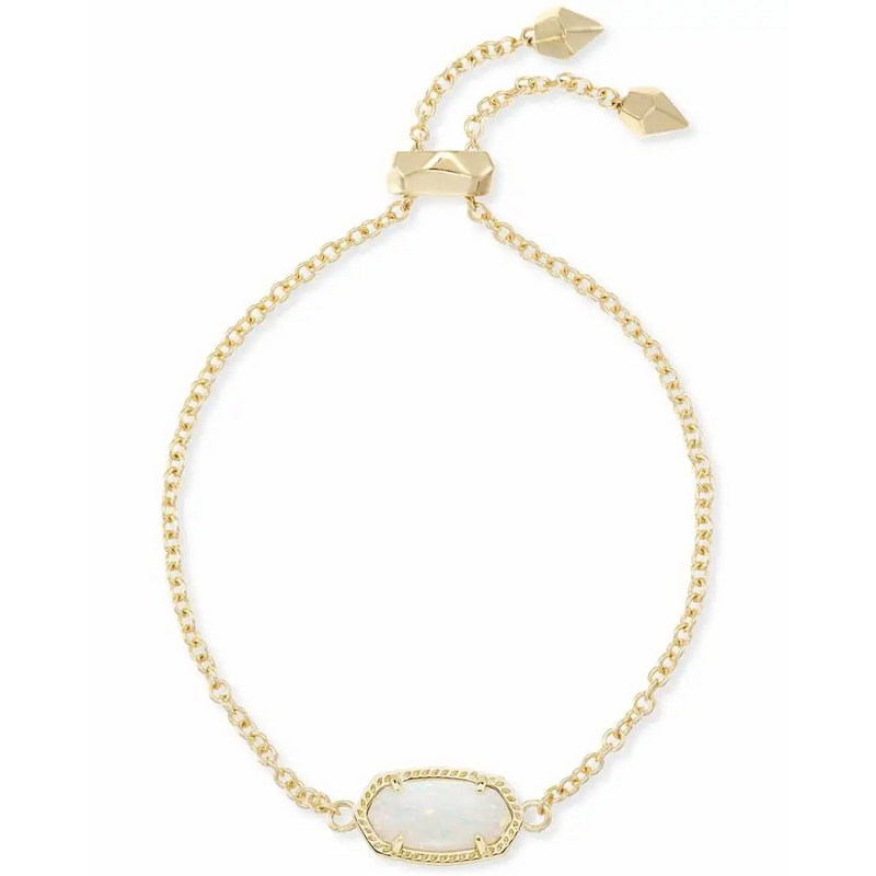 Kendra Scott - Elaina Adjustable Chain Bracelet - White