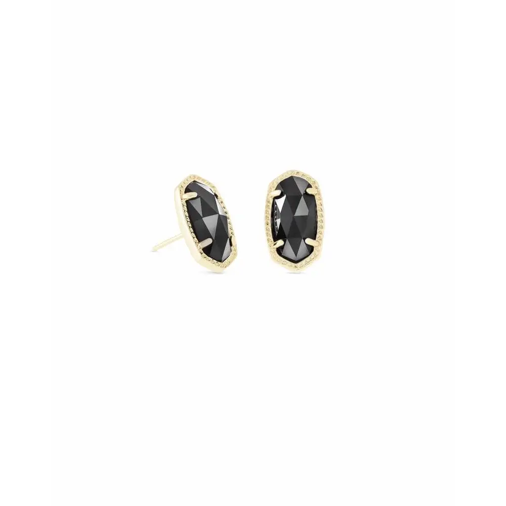 Ellie gold stud earrings hotsell