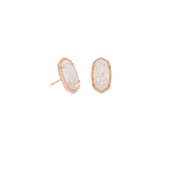 Kendra Scott - Ellie Rose Gold Stud Earrings - Iridescent