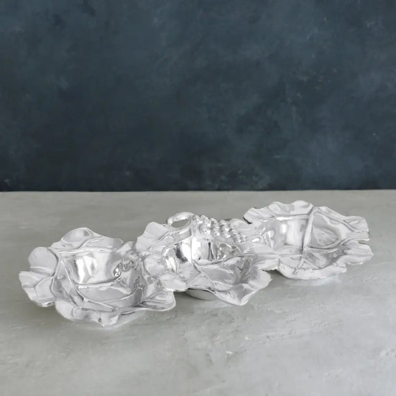 Beatriz Ball - Chip & Dip - Garden Grape Leaf Triple
