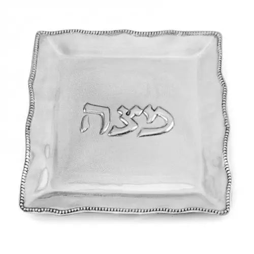 Beatriz Ball - Platters - Judaica Matzo Plate With Pearls