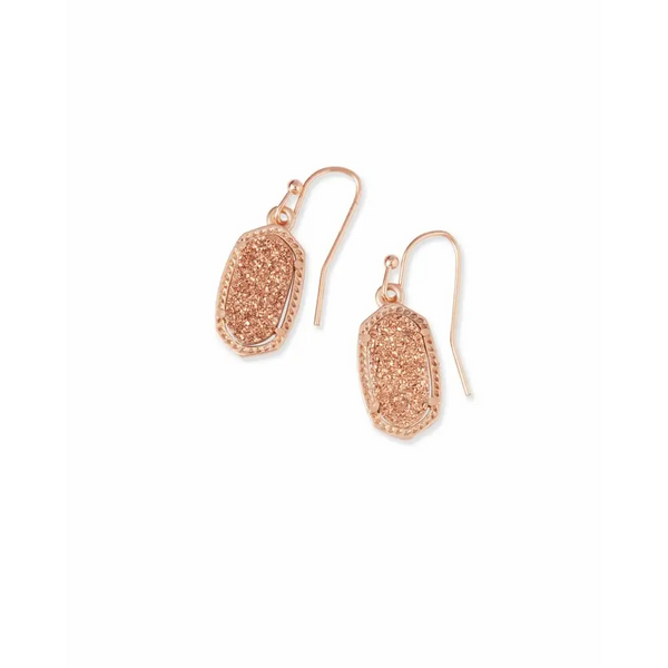 Kendra Scott - Lee Rose Gold Drop Earrings - Drusy