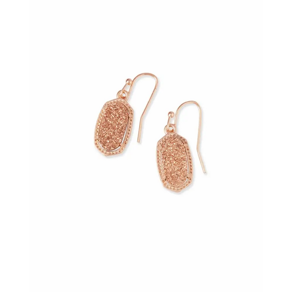 Kendra Scott - Lee Rose Gold Drop Earrings Drusy