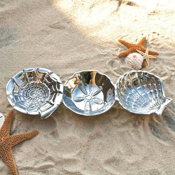 Beatriz Ball - Chip & Dip Ocean Shell Triple