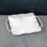 Beatriz Ball - Trays - Pearl Square Tray With Perla Handles