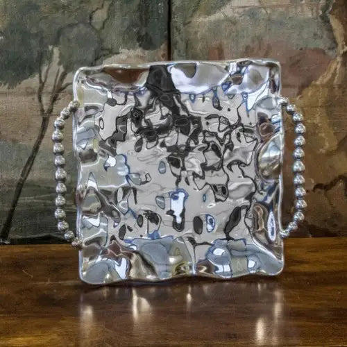 Beatriz Ball - Trays - Pearl Square Tray with Perla Handles